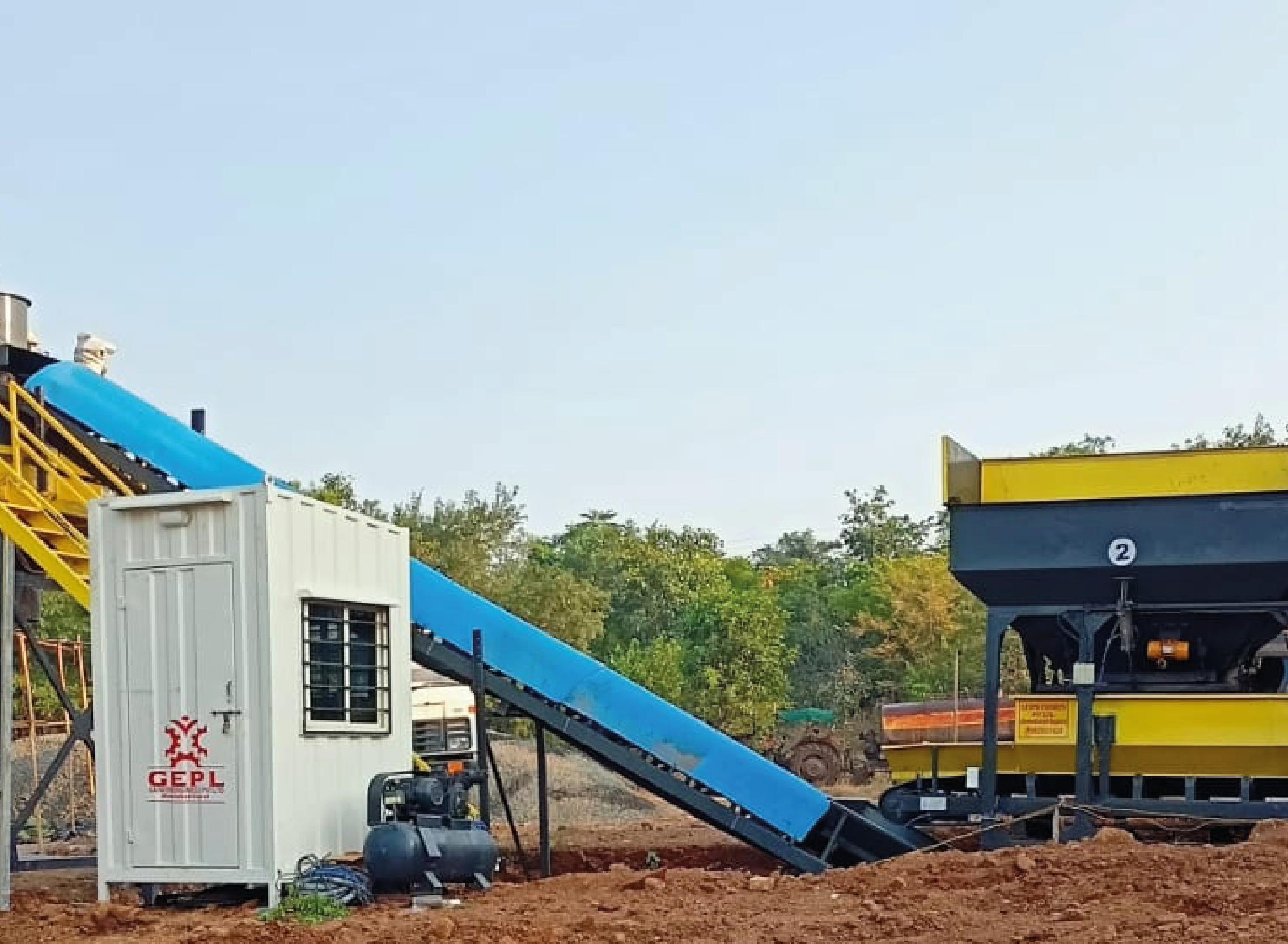 Stationary Concrete Batching Plant