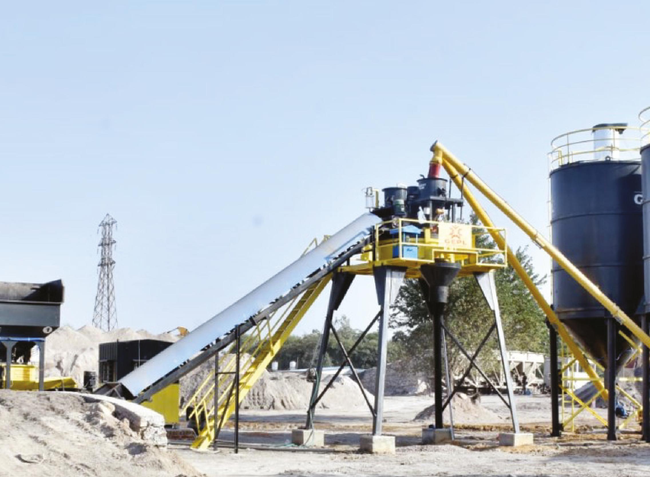 Stationary Concrete Batching Plant